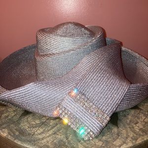 Silver church hat